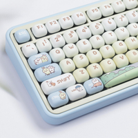Hot  Small Eight Keycap MOG Smooth Height Chiikawa Cute MAC Sublimation MU68 Fire68 K99 108