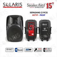 SPEAKER AKTIF - PASIF 15 Inch 250 Watt Bluetooth KRYPTON Tipe BEAM 2 Pcs (Aktif - Pasif)