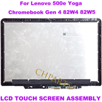 12.2“ 1920*1200 WUXGA For Lenovo 500e Yoga Chromebook Gen 4 82W4 82W5 LCD Touch Screen Assembly 5D11