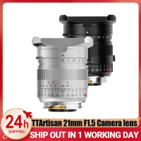 TTArtisan 21mm F1.5 Full Frame Wide Angle Lens for Leica M-Mount Cameras Leica M-M240 M3 M6 M7 M8 M9 M9p M10 Camera Lens