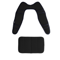 Dr.Air 多用途氣墊減震釋壓雙肩背帶墊(大)+背包用氣墊護腰墊(大)