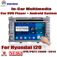 Auto GPS Navigation For Hyundai i20 (PB/PBT) 2008-2014 Car Android Multimedia Player CD Radio AMP BT USB SD AUX WIFI HD Screen