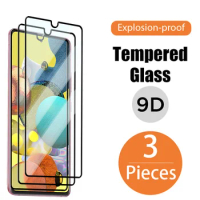 3pcs Full Cover Tempered for Samsung A51 A21S A71 A31 A41 A11 Protective Glass for Samsung A52 A32 A72 A12 A42