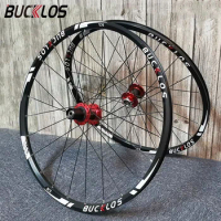 BUCKLOS Bicycle Wheelset 26 27.5 29 Mountain Bicycle Wheel 5 Sealed Bearing QR TA Hub Front Rear MTB Wheel Set Bike Parts