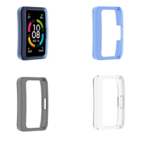 200pcs Soft TPU Protective Case for Huawei Honor Band 6 Watch Cover Shell Frame for Honor Band 6 Bumper Protector Film Accessory