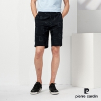Pierre Cardin皮爾卡登 男款 彈性印花平口短褲-深灰色(5237965-97)