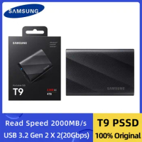 Samsung T9 Portable SSD 1TB 2TB 4TB External Solid State Disk USB 3.2 Gen2X2 T9 PSSD High Compatible For Laptop Desktop PC