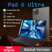 2024 Original Global Version Tablet Android 13 Pad 6 Ultra Pro Snapdragon 888 Tablets PC 5G Dual SIM Card or WIFI HD 4K Mi Tab