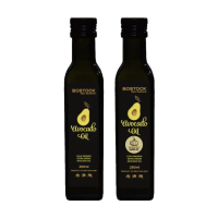 【壽滿趣- Bostock】紐西蘭頂級冷壓初榨酪梨油1+蒜香風味酪梨油1(250ml x2)