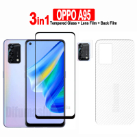Filem Kaca Bajaan, 3in1, Untuk OPPO A95, OPPO A96, A78, A77S, A76, A57, A17K, A16K, A55, Pelindung S