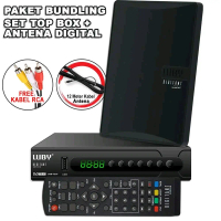 Paket Bundling TV STB dan ANTENA digital - Antena Digital Luby