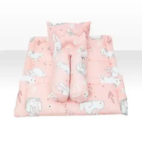 LC - NAFA BABY - Bedcover Set Bayi 5in1 Selimut Alas Tidur Bantal Guling Bayi Baru Lahir | Premium F