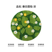 床邊地毯臥室不規則纖維加厚毛絨地墊苔蘚茶几毯機洗可機洗地毯