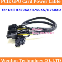 High Quality 12pin to Dual 8pin(6+2) Power Supply Cable for R750XA R750XS R750XD R750XD Server and GPU Card 2080TI RTX3080 3090