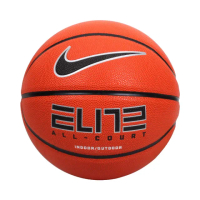 【NIKE 耐吉】ELITE ALL COURT 2.0 8P 6號籃球-室內外 橘黑銀(N100408885506)
