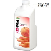 【綠盟】福樹牌 水蜜桃濃糖果汁- 2.5kg*6入/箱--【良鎂咖啡精品館】