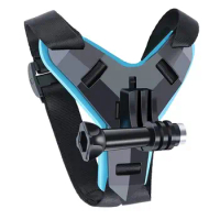 Helmet Straps Mount Chin Stand Holder Motorcycle For GoPro Hero 10 9 8 7 6 5 4 3 Yi Action Sports Camera Full Face Holder