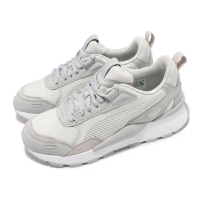 【PUMA】休閒鞋 RS 3.0 Basic Wns 女鞋 灰 白 厚底 緩衝 拼接(393773-02)