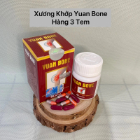 [Combo 2 hộp] YUAN BONE 3 TEM-Viên uống hỗ trợ xương khớp-Lọ 40 viên daukhop