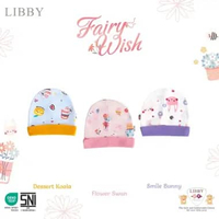LIBBY Topi Newborn Motif Anak perempuan (1 pcs) | Hype Girl | Lovely Cake | Daisy Fairies | Heart So