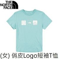 [ THE NORTH FACE ] 女 俏皮Logo短袖T恤 嫩綠/ NF0A7QTV6R7