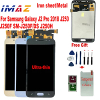 IMAZ Metal For Samsung Galaxy J2 Pro 2018 J250 J250F J250H SM-J250F/DS LCD Display Touch Screen Digitizer Assembly Replacement
