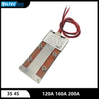 Heltec New 12V BMS 3S 4S 100A 120A 160A 200A 240A Lipo/Lifepo4 Battery Protection Board Energy Storage/Car Start Up BMS
