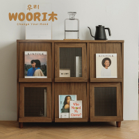 完美主義 WOORI木 六門書報收納櫃(3色)
