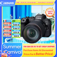 Canon EOS R6 Mark II Full-Frame Mirrorless Camera R6 with 4K Video Full-Frame CMOS Senor DIGIC X Image Processor Dual R6 II（NEW）