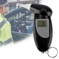Alcohol Breath Tester Digital Alcohol Detector Handheld Display Breathalyzer Police Alcotest LCD Screen Alcohol Tester