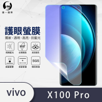 【o-one護眼螢膜】vivo X100 Pro 滿版抗藍光手機螢幕保護貼