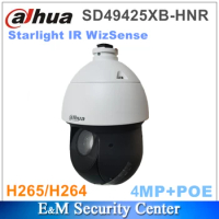 Original Dahua 4Mp SD49425XB-HNR-S3 PoE 25x Starlight IR IP66 WizSense Network PTZ Camera
