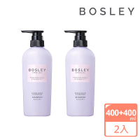 日本Bosley 黑髮青春還原修護洗髮精400ml 雙入組(黑髮養護升級版)