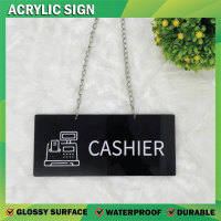Acrylic Cashier Sign Board / Cashier Signage / Cashier Sign Board / WA58