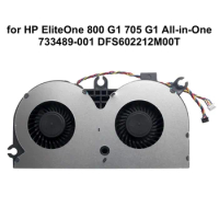 AIO CPU Cooling Fan for HP EliteOne 800 G1 705 G1 All-in-One 733489-001 DFS602212M00T Computer PC Cooler MF80201V1-C010-S9A