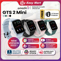 【】 Amazfit GTS 2 Mini Fitness Smartwatch-(kedai rasmi Amazfit Malaysia Warranty) dibina di GPS myeas