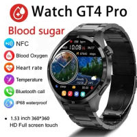 New Upgraded GT4 PRO Smart Watch Beyond Watch 4 PRO Man Women 460*460 NFC GPS Trajectory Bluetooth Call Smartwatch 2024 NEW