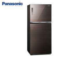 Panasonic 國際牌650公升一級能效玻璃雙門變頻冰箱 NR-B651TG-T曜石棕