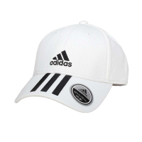ADIDAS 運動帽-帽子 防曬 遮陽 愛迪達 純棉 FQ5411 白黑