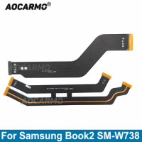 Aocarmo For Samsung Galaxy Book2 SM-W738N W738 LCD Screen Main Board Connector Charger Port MotherBoard Flex Cable Repair Parts