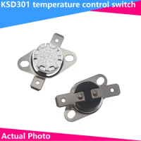 KSD301 35C-125C Degree 10A 250V Normally Closed Open Temperature Switch Thermostat 95 55 60 250 70 180 130 300