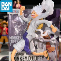 Original Bandai Sh Figuarts Shf One Piece Monkey.D.Luffy Gear5 Action Figuarts Anime Model Toys Pvc Figure Gifts In Stock Toys