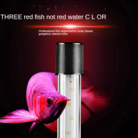 Glass LED Fish Tank Lamp, Submersible LED Aquarium Light For Arowana, Parrot Fish, Tropical Fish, Coral Reef, 60cm-1500cm