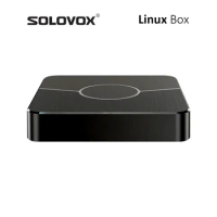 SOLOVOX TOA OTT Middleware Linux4.9 Smart TV Box Quad Core 5G WiFi BT5 Stalkermac Media Player 4K LINUX STB Live Streaming