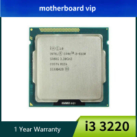 โปรเซสเซอร์ Intel Core i3 3220, คอร์คู่, 3.3GHz, LGA 1155, TDP 55W, แคช 3MB, กราฟิก HD, CPU เดสก์ท็อ