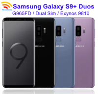 Samsung Galaxy S9+ S9 Plus Duos G965FD Dual Sim Original Global Version 6.2" 6GB 64/128/256GB Exynos NFC 4G LTE Cell Phone