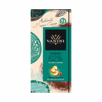 即期品【VANINI】62%醇黑西洋梨&肉桂夾心巧克力(100g)