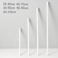 25-110cm Spring Loaded Extendable Rod Multifunctional Adjustable Curtain Telescopic Pole Home Hanging Rods Bathroom Accessories