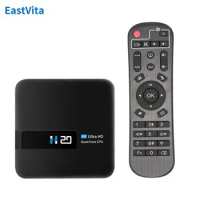 H20 4K Media Player Surround Sound Digital Player RAM 1GB ROM 8GB Compatible For Android 10.0 TV Box Ultra High Frequency CPU
