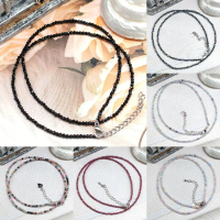 Natural Trendy Crystal Necklace Natural crystal necklace, choker necklace, collarbone chain